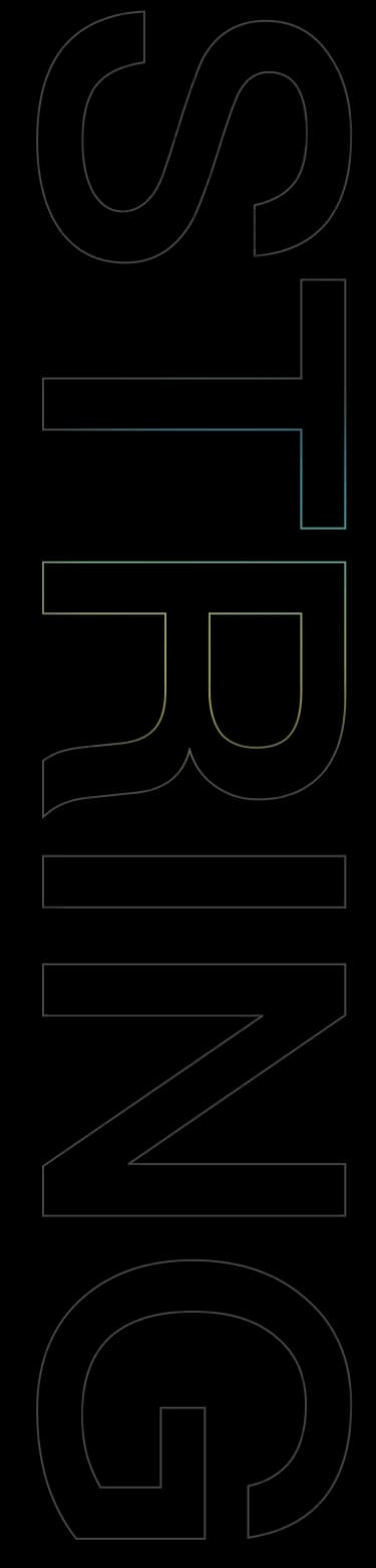 String platform illustration