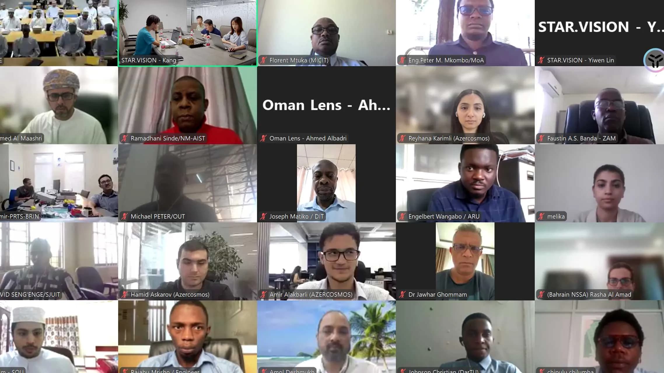 地卫二主办星载AI共享研讨会吸引中东和非洲200多位学者参与